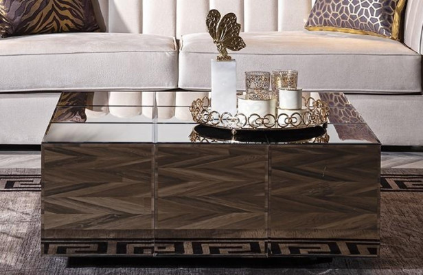 Set di divani paesaggistici mobili da salotto divano angolare poltrona 5 pezzi