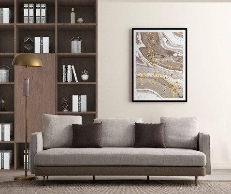 Set di mobili da lounge divano paesaggio set di seduta angolo imbottito divano 5 pezzi