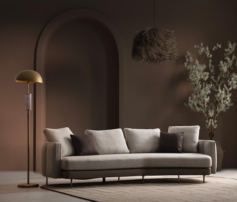 Divano 4 posti Design Divani Imbottiti Seduta Design Divano Moderno Tessuto Mobili Nuovi