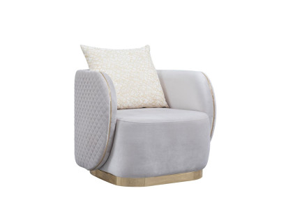 Poltrona divano lounge club imbottita di lusso relax