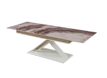 Tavolo da pranzo di lusso Tavolo allungabile in legno Design moderno per sala da pranzo Nuovo