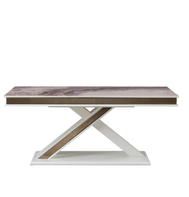 Tavolo da pranzo di lusso Tavolo allungabile in legno Design moderno per sala da pranzo Nuovo