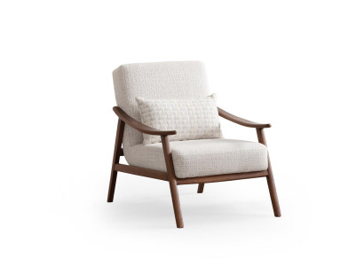 Poltrona in tessuto di lusso moderno design mobili imbottiti soggiorno