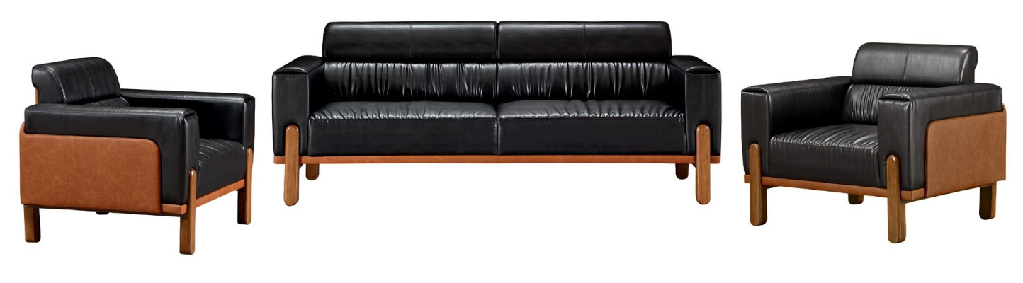 Set soggiorno 3 pezzi divano 1+1+2 posti poltrona pelle relax moderno nuovo