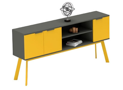 Set da ufficio tavolo mobiletto tavolino comò arredamento completo