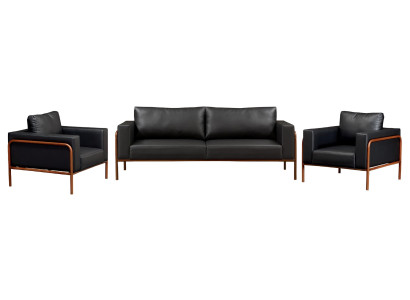 Set di mobili di lusso divano poltrona 3+1+1 soggiorno