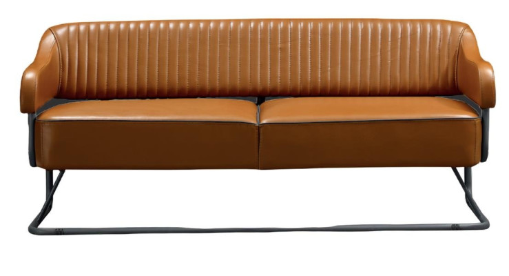 Divano 3 posti JV Möbel soggiorno design moderno in pelle legno