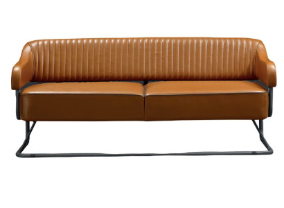 Divano 3 posti JV Möbel soggiorno design moderno in pelle legno