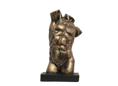 Design Grande Statua Uomo Figura Scultura Decorazione Nuova 44cm