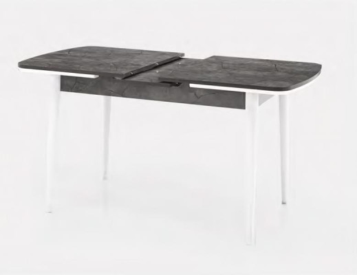 Gruppo da pranzo compatto con tavolo e 4 sedie