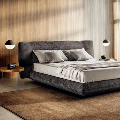 Letto imbottito design moderno comfort stile letto di lusso