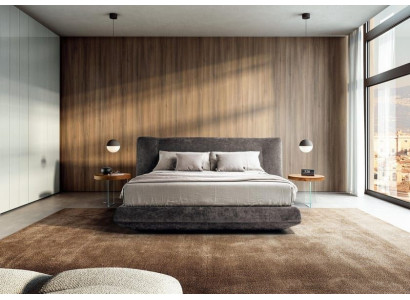 Letto imbottito design moderno comfort stile letto di lusso