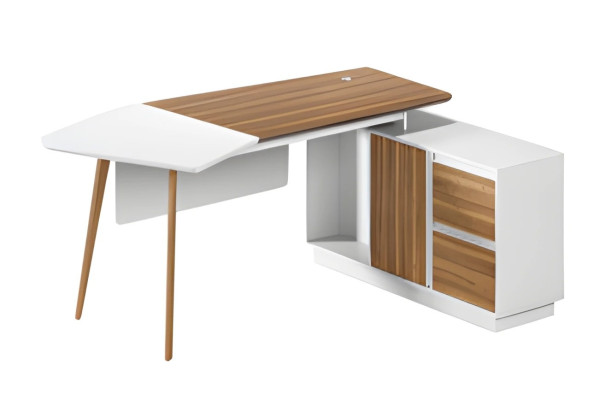 Scrivania moderna tavolo ufficio arredamento 240x90cm scrivania angolare