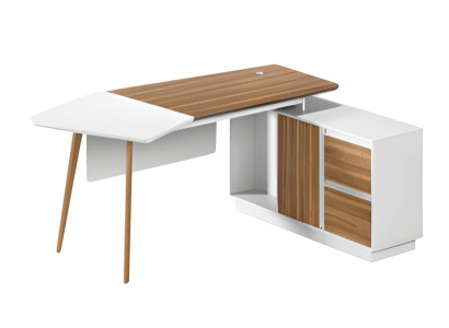 Scrivania moderna tavolo ufficio arredamento 240x90cm scrivania angolare