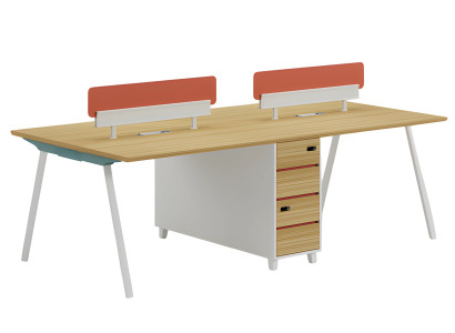 Scrivania Büroteam Team Tische Gemeinschaftstisch Mehrpersonen Gruppen