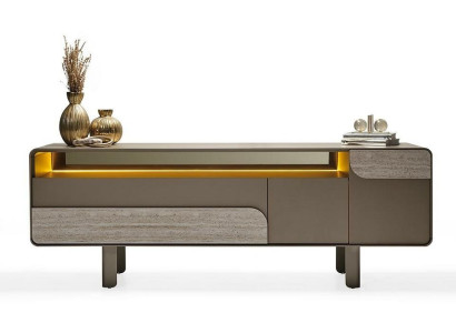 Consolle in legno beige dal design elegante
