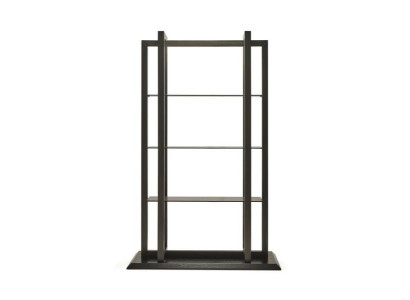 Mensola in legno marrone dal design elegante