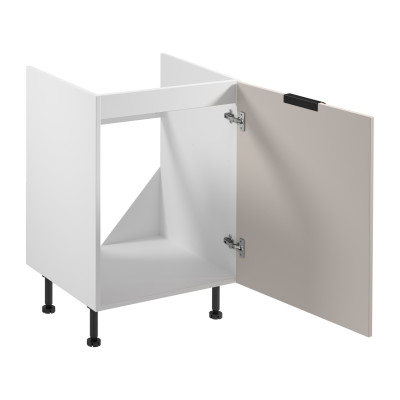 Mobile da cucina sottopiano in legno bianco