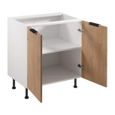 Mobile da cucina con ante, bianco