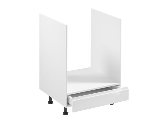 Mobiletto con cassetto a zoccolo modulo armadio cucina lucido