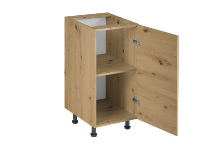 Mobile da cucina base con ripiano centrale armadietto da cucina beige