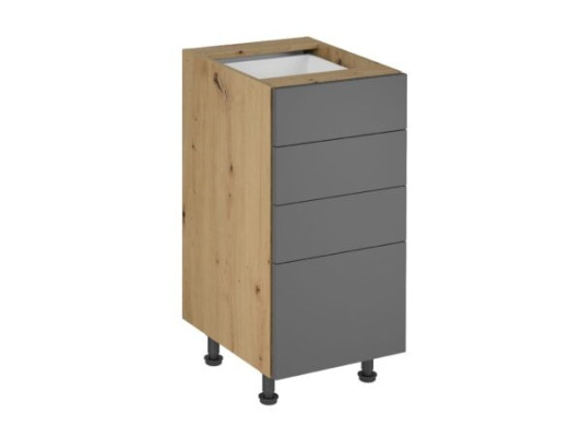 Mobile da cucina con cassetti