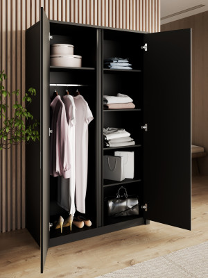 Armadio in tessuto armadio a specchio appendiabiti