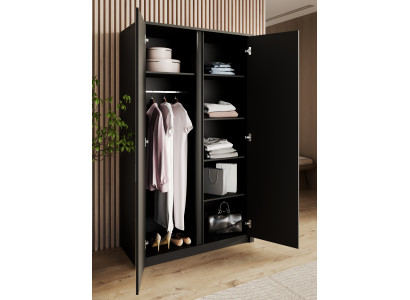 Armadio in tessuto armadio a specchio appendiabiti