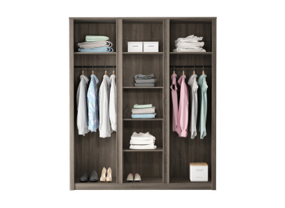 Armadio guardaroba armadio da letto armadio multifunzionale in materiale legnoso