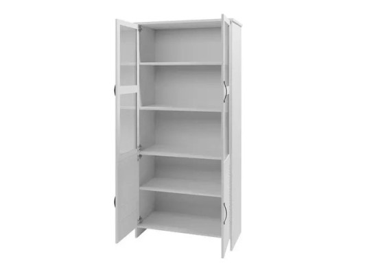 Armadio vetrina bianco MDF vetro moderno elegante