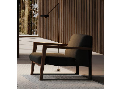 Poltrona dal design moderno Modello imbottito per un soggiorno accogliente