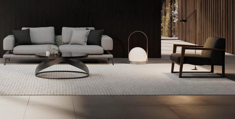 Divano con poltrona per il soggiorno tecnologia del comfort in ogni seduta