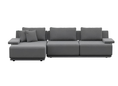 Divano angolare per soggiorno estetico senza sovraccarico