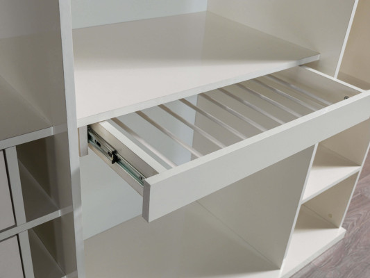 Armadio di lusso in vetro design moderno grande 234 cm