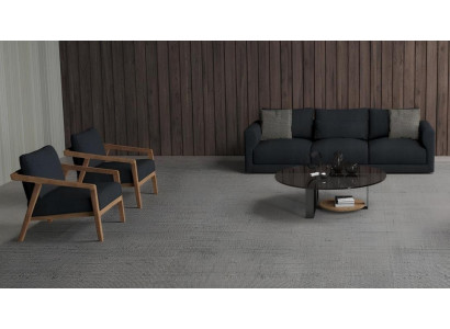 Divano 3 posti con poltrona L'estetica del comfort - ogni giorno