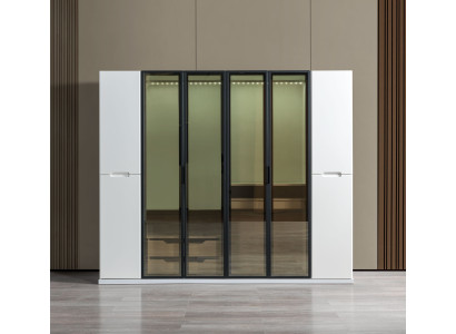 Armadio da letto moderno 255 cm grande