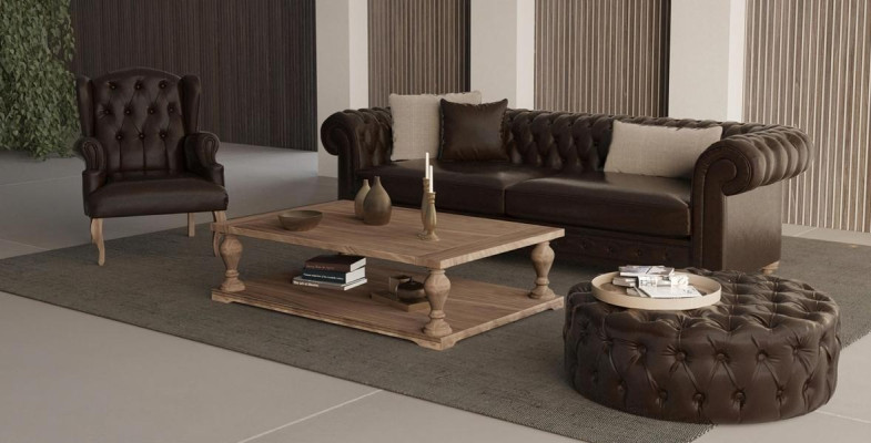 Divano, poltrona e pouf design elegante. Vera comodità