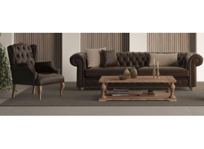 Divano con poltrona per il soggiorno Moderno comfort senza eccessi