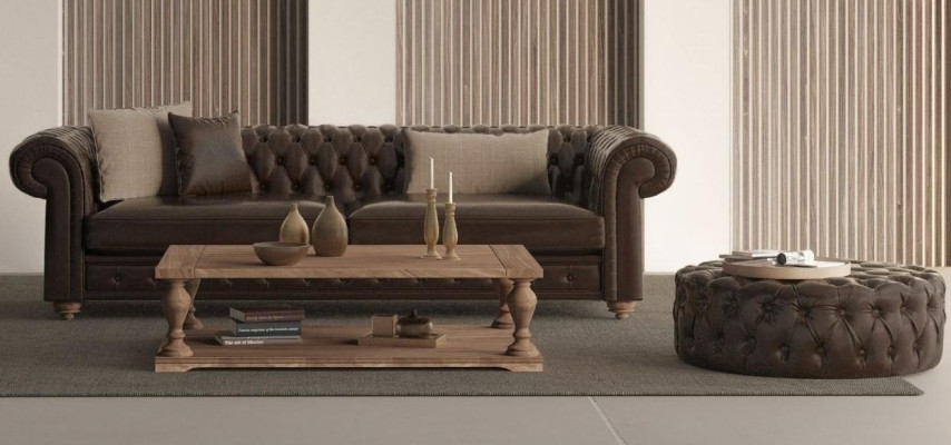 Divano e pouf per il soggiorno stile e morbidezza in uno