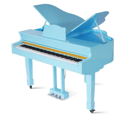 Pianoforte digitale pianoforte a coda pianoforte lucido pianoforte blu