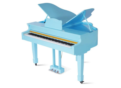 Pianoforte digitale pianoforte a coda pianoforte lucido pianoforte blu