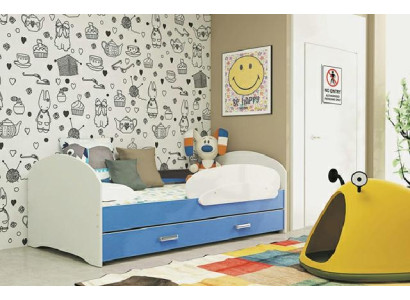 LETTO PER BAMBINI LETTO GIOVANILE LETTO LETTI Legno massello Legno naturale CON CASSETTO LETTO LUKI TS