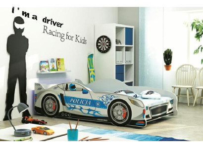Letto per bambini letto letti carro sportivo veicolo polizia letto per bambini letto per giovani sonno
