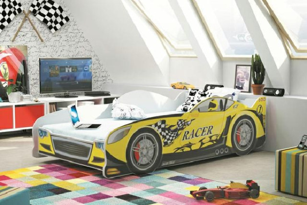 Letto per bambini letto letti carro sportivo veicolo polizia letto per bambini letto per giovani sonno