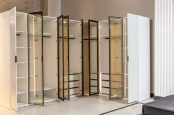 Armadio Armadio di lusso in legno Armadio Mobili Design Camera da letto