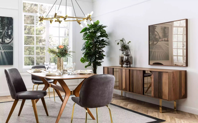 Tavolo da pranzo Design Mobili Sala da pranzo Tavolo di lusso Stile italiano Tavolo in legno Tavoli