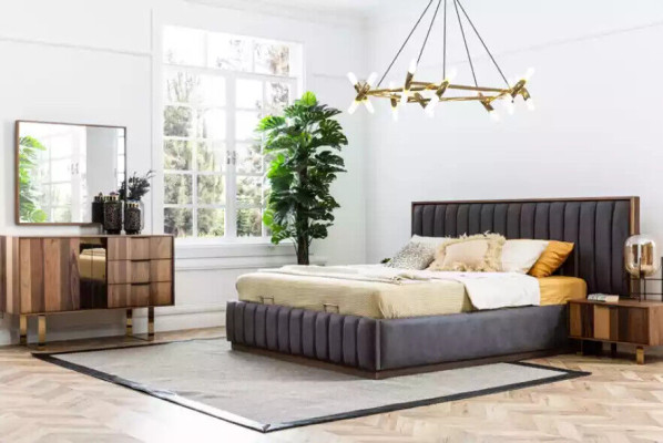 Comodini rettangolari in legno Tavolo da notte Tavolino Comodino Camera da letto