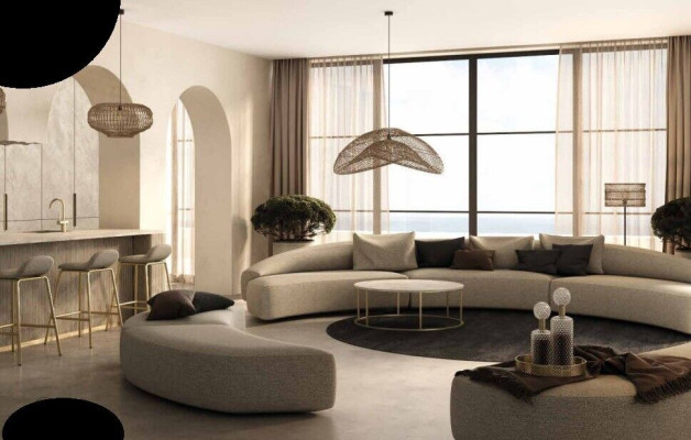 Divano ad angolo a U xxl Salotto Divano Set di divani 3 pezzi Divani rotondi Canapè