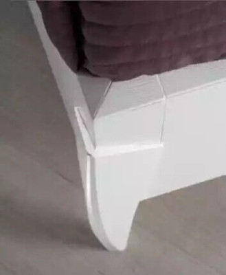 Set da camera da letto con letto, 2 comodini e armadio 6 pezzi design di lusso