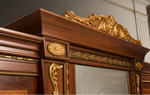 Armadio MobilPiu Luxury in legno massiccio Armadi Armadio guardaroba Camera da letto Nuovo